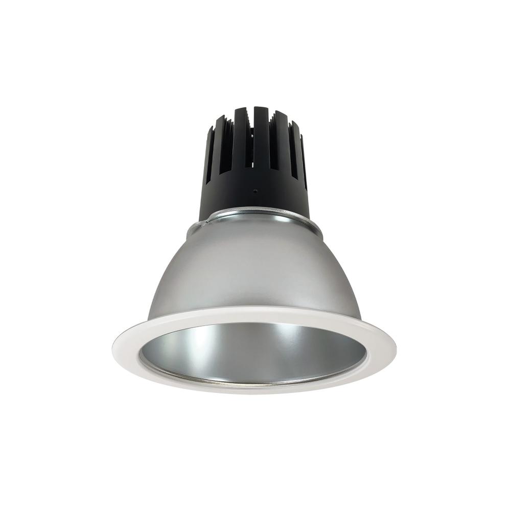 6" Sapphire III Round Open Reflector, 2500lm, 3000K, Flood Optic, Diffused Clear Reflector/Matte