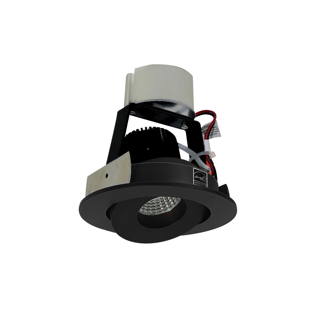 4" Iolite LED Round Adjustable Gimbal Retrofit, 1000lm / 12W, 3000K, Black Finish