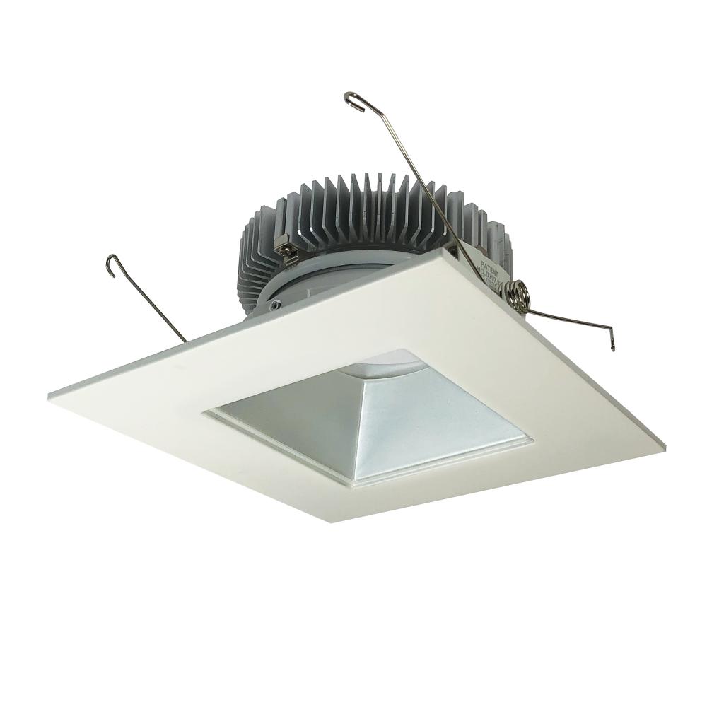 6" Cobalt Dedicated High Lumen Square/Square, 1500lm, 2700K, Haze Reflector / White Flange