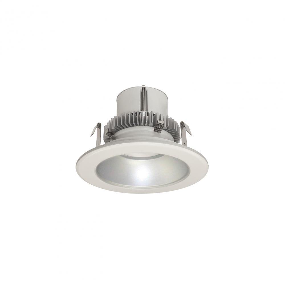 4" Cobalt Click Round Retrofit Reflector, 1000lm / 12W, 3500K, Haze Reflector / White Flange,