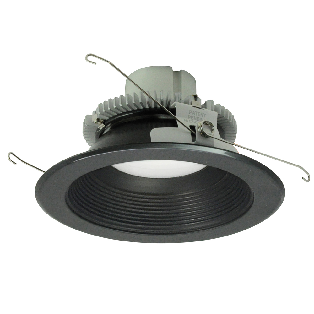 6" Cobalt Click Round Retrofit Baffle, 1000lm / 12W, 4000K, Black Baffle / Black Flange