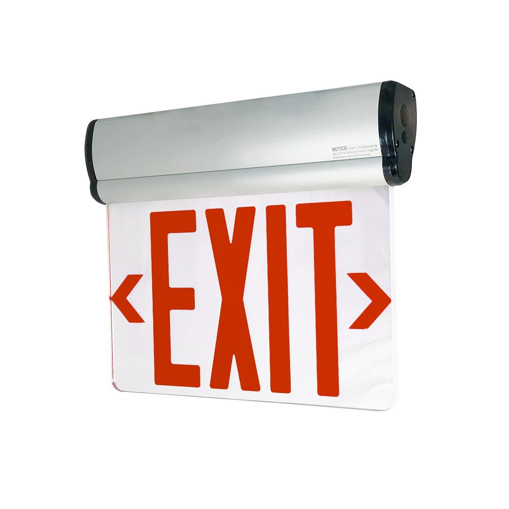 EXIT ADJ AC 1F RED/MIR ALUM
