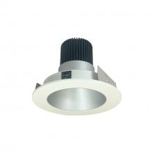 Nora NIO-4RNDC50XHW - 4" Iolite LED Round Reflector, 800lm / 14W, 5000K, Haze Reflector / White Flange