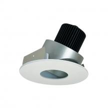 Nora NIO-4RPHA27XHZMPW/10 - 4" Iolite LED Round Adjustable Pinhole, 1000lm / 14W, 2700K, Haze Pinhole / Matte Powder White