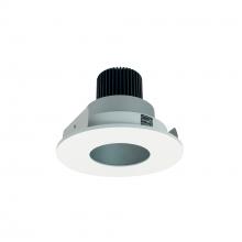 Nora NIO-4RPH27XHZMPW/10 - 4" Iolite LED Round Pinhole, 1000lm / 14W, 2700K, Haze Pinhole / Matte Powder White Flange