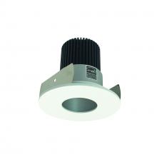 Nora NIOB-2RPH27XHZMPW/10 - 2" Iolite LED Round Pinhole, 1000lm / 14W, 2700K, Haze Pinhole / Matte Powder White Flange