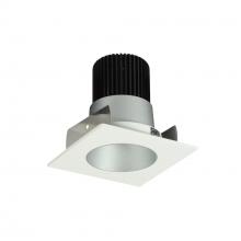 Nora NIOB-2SNDC50XHW - 2" Iolite LED Square Reflector with Round Aperture, 800lm / 14W, 5000K, Haze Reflector / White