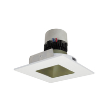 Nora NPR-4SNDSQ27XCHMPW - 4" Pearl LED Square Retrofit Reflector with Square Aperture, 1000lm / 12W, 2700K, Champagne Haze