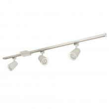 Nora NTLE-875930W - 4-ft Track Pack with (3) MAC XL 1250lm LED Track Heads, 3000K, White Finish