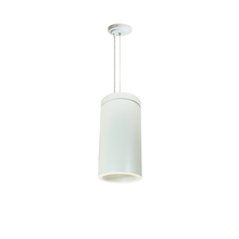 Nora NYLS3-6C1L340FC12WWW - 6" Sapphire III Cable Mount White Cylinder, Matte Powder White Reflector/Matte Powder White