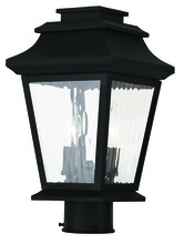 Livex Lighting 20234-04 - 2 Light Black Outdoor Post Lantern