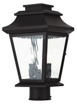 Livex Lighting 20234-07 - 2 Light Bronze Outdoor Post Lantern