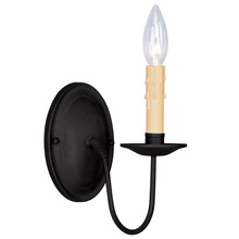 Livex Lighting 4451-04 - 1 Light Black Wall Sconce