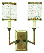 Livex Lighting 50572-64 - 2 Light Palacial Bronze Wall Sconce