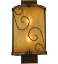 Meyda Green 125509 - 9"W Sorbonn Wall Sconce