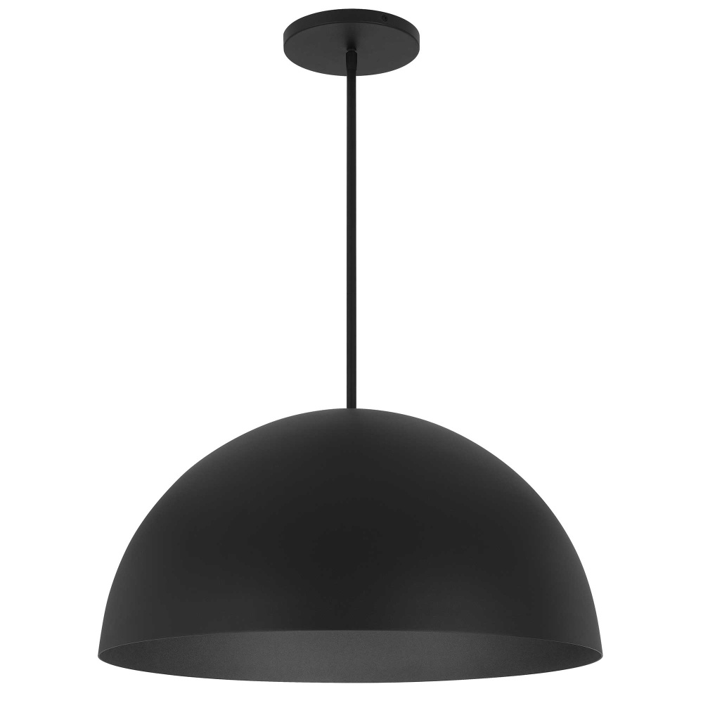 Half Round LED Pendant D24