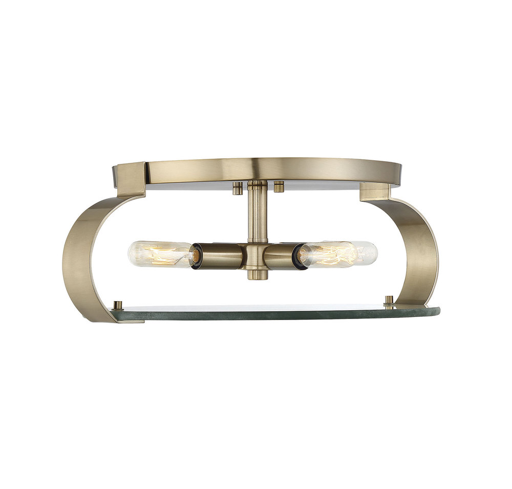 Drummond 16" Noble Brass Flush Mount