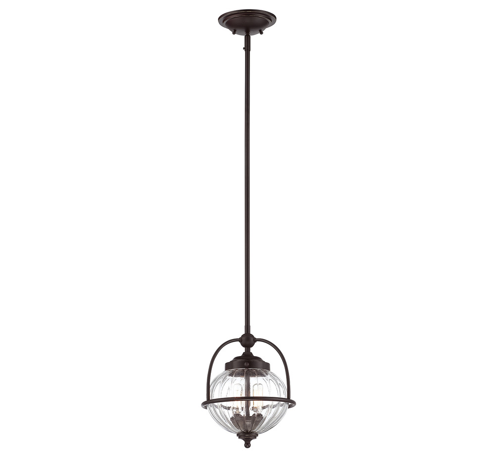 Banbury 2-Light Pendant in English Bronze with Gold
