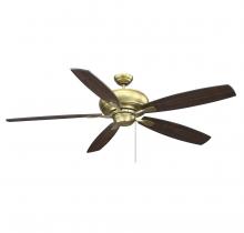 Savoy House 68-227-5RV-148 - Wind Star 68" Ceiling Fan in Estate Brass