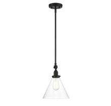 Savoy House 7-9132-1-89 - Drake 1-Light Pendant in Matte Black