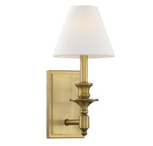 Savoy House 9-0700-1-322 - Washburn 1-Light Wall Sconce in Warm Brass