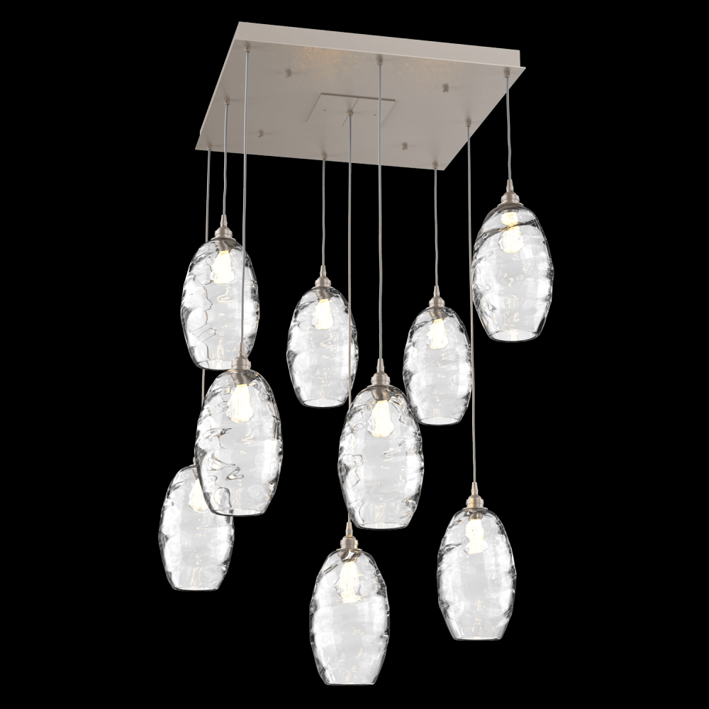 Ellisse Square 9pc Multi-Pendant