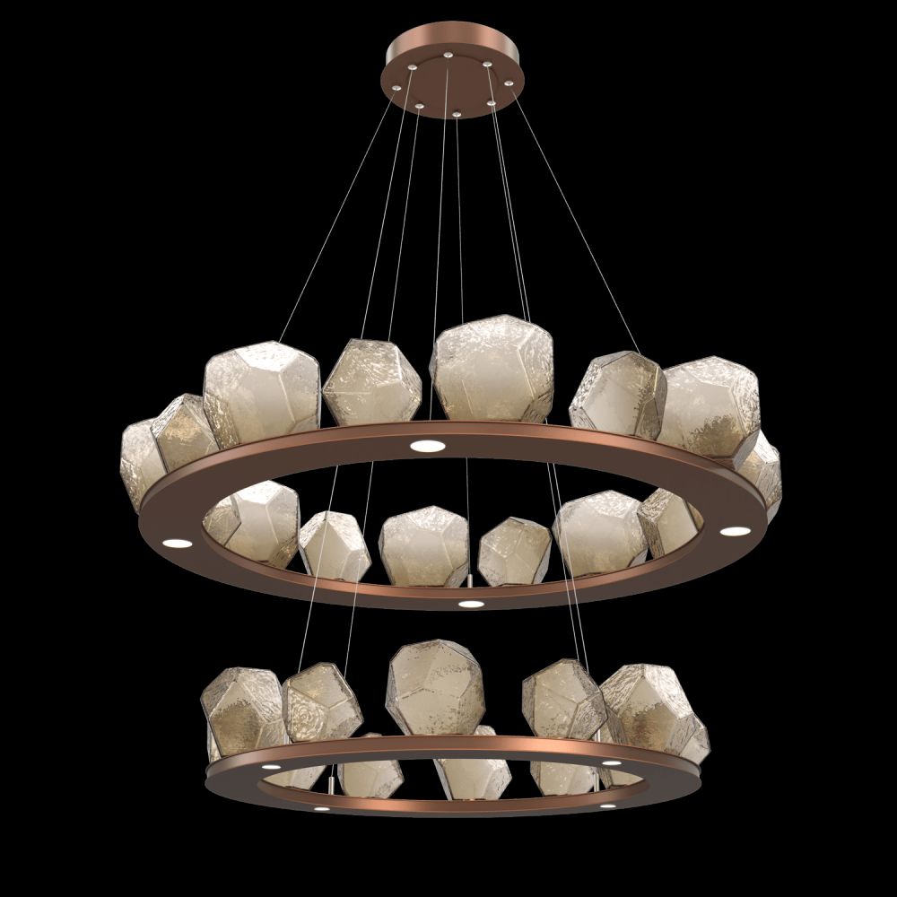 Gem Two-Tier Ring