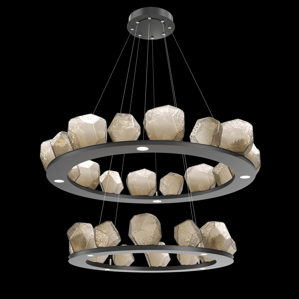 Gem Two-Tier Ring