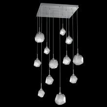 Hammerton CHB0039-12-GM-S-C01-L1 - Gem Square 12pc Multi-Pendant