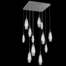 Hammerton CHB0049-12-GM-RS-C01-L1 - Aalto Square 12pc Multi-Pendant