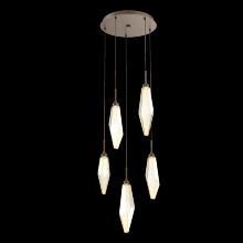 Hammerton CHB0050-05-FB-CA-C01-L1 - Rock Crystal Round 5pc Multi-Pendant