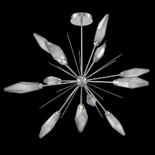 Hammerton CHB0050-0B-SN-CS-001-L1 - Rock Crystal Starburst-0B-Satin Nickel