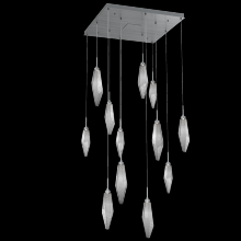 Hammerton CHB0050-12-GM-CS-C01-L1 - Rock Crystal Square 12pc Multi-Pendant