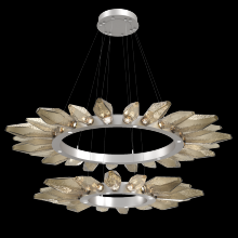 Hammerton CHB0050-2T-BS-CB-CA1-L3 - Rock Crystal Two-Tier Radial Ring
