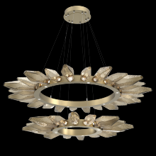 Hammerton CHB0050-2T-GB-CB-CA1-L3 - Rock Crystal Two-Tier Radial Ring