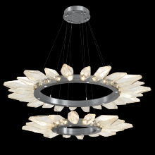 Hammerton CHB0050-2T-GM-CA-CA1-L1 - Rock Crystal Two-Tier Radial Ring