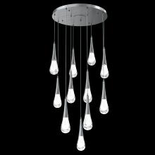 Hammerton CHB0078-11-GM-C-C01-L1 - Raindrop Round 11pc Multi-Pendant