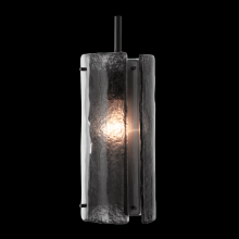 Hammerton LAB0044-12-BB-FR-C01-E2 - Textured Glass Pendant - 12-Inch