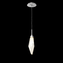 Hammerton LAB0050-15-SN-CA-C01-L1 - Rock Crystal Pendant - 15-Inch