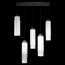 Hammerton PLB0056-05-CS-LC-C01-L3 - Ledgestone Linear 5pc Multi-Pendant