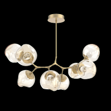 Hammerton PLB0086-BB-GB-FA-001-L1 - Luna 8pc Branch-Gilded Brass-Floret Inner