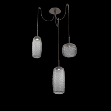 Hammerton SCB0091-03-FB-S-C01-L1 - Vessel Round 3pc Swag Multi-Pendant