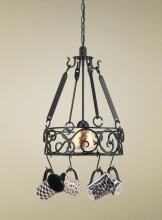 Hi-Lite MFG Co. H-90Y-D-BK01/B-SIL W/SDL - POT RACK COLLECTION