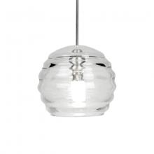 WAC US MP-LED916-CL/BN - Clarity LED 1 Light Pendant with Canopy