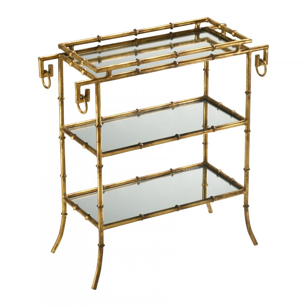 Bamboo Tray Table Gold