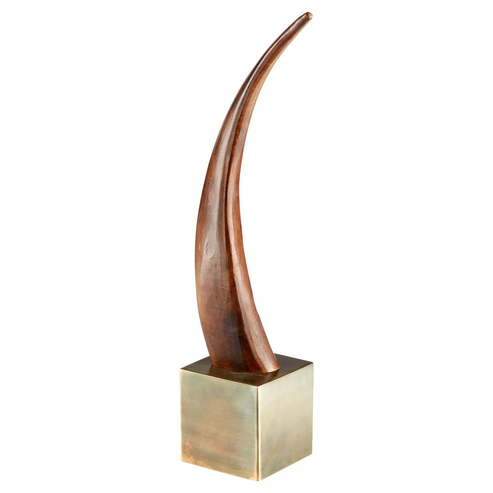 Eastern Claw Sculpture Brown And Bronze