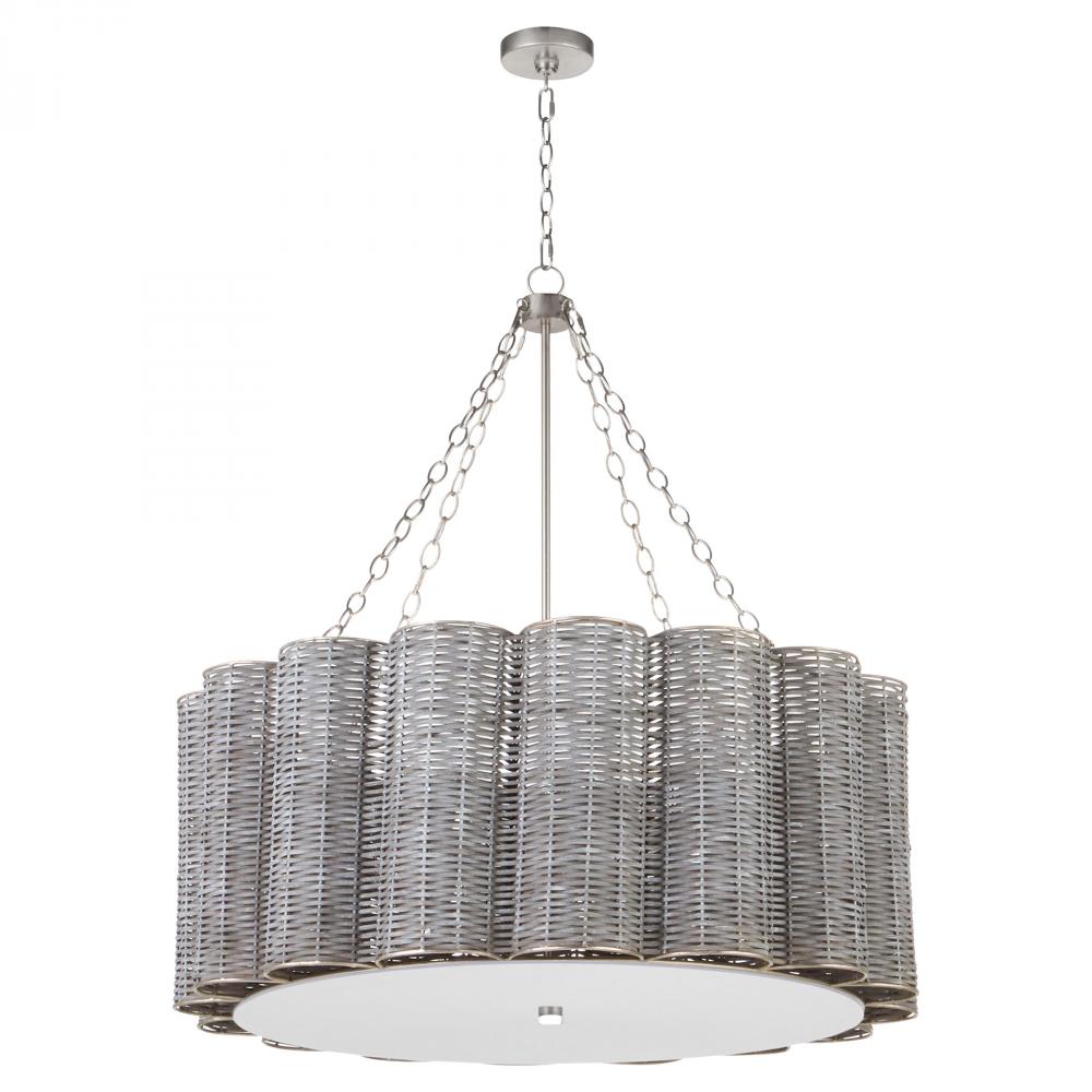 Boracay Chandelier Brushed Grey - Nickel