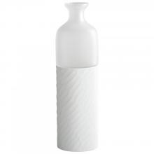 Cyan Designs 07366 - Sereno Vase Clear And White - Large