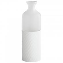 Cyan Designs 07368 - Sereno Vase Clear And White