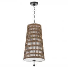 Cyan Designs 11934 - Mindoro Pendant Tobacco - Matte Black